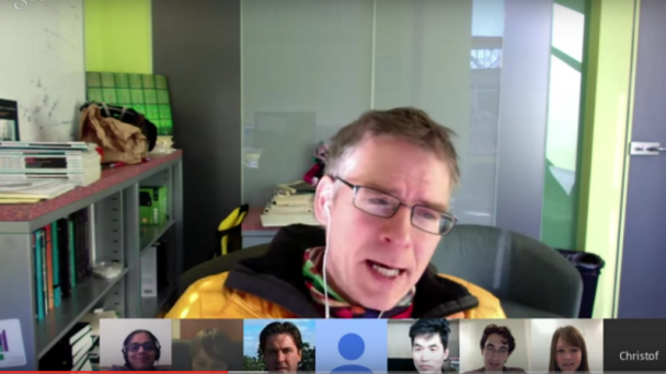 Google Hangout with Christof Koch