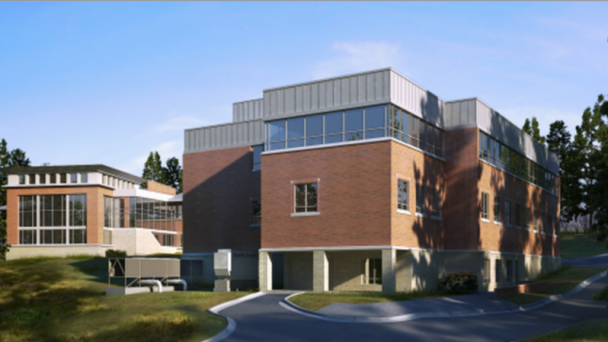 Proposed addition is from rear of building.